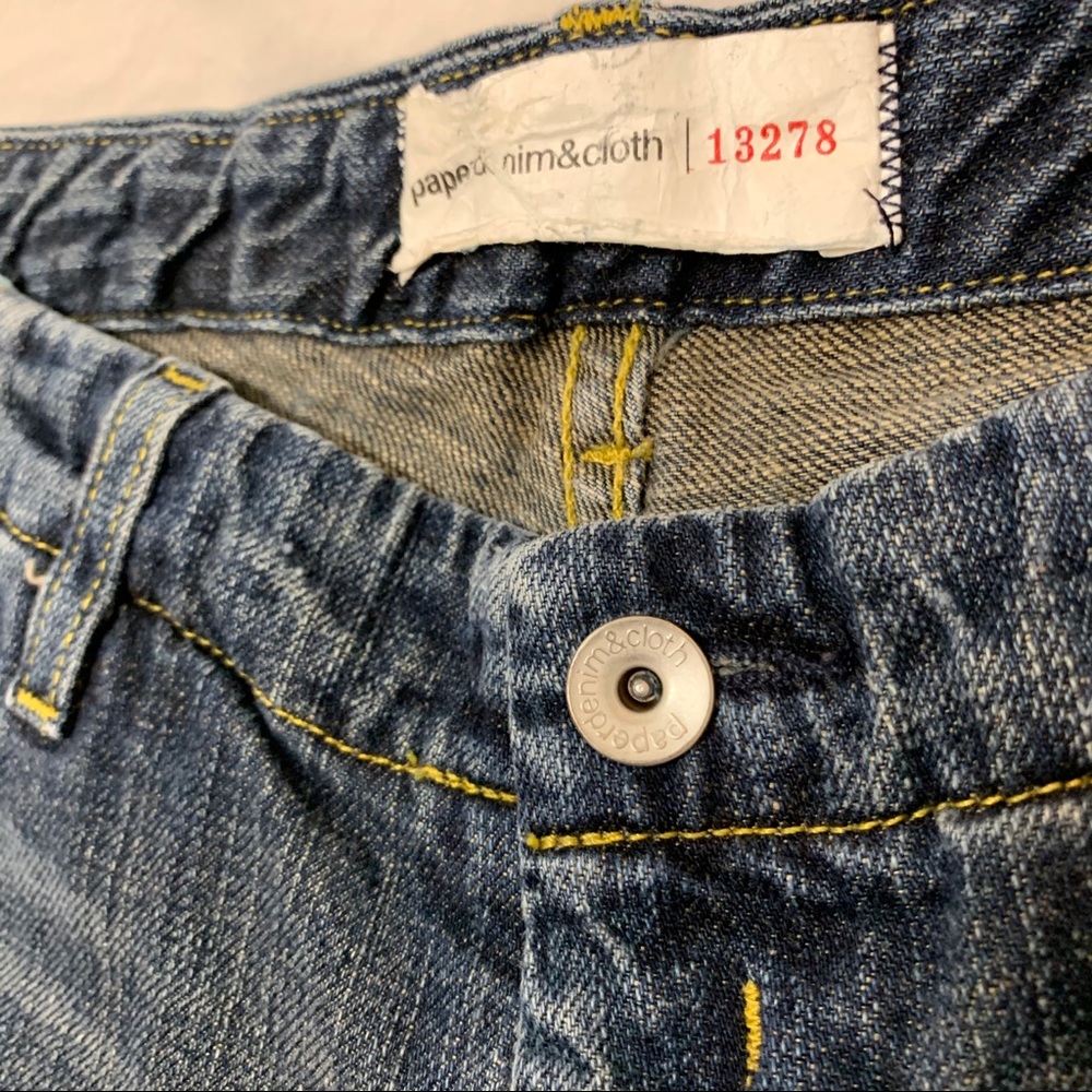 Paper Denim & Cloth Madcap Flare blue jeans Size 26, hemmed 30” inseam, low rise - Picture 4 of 14